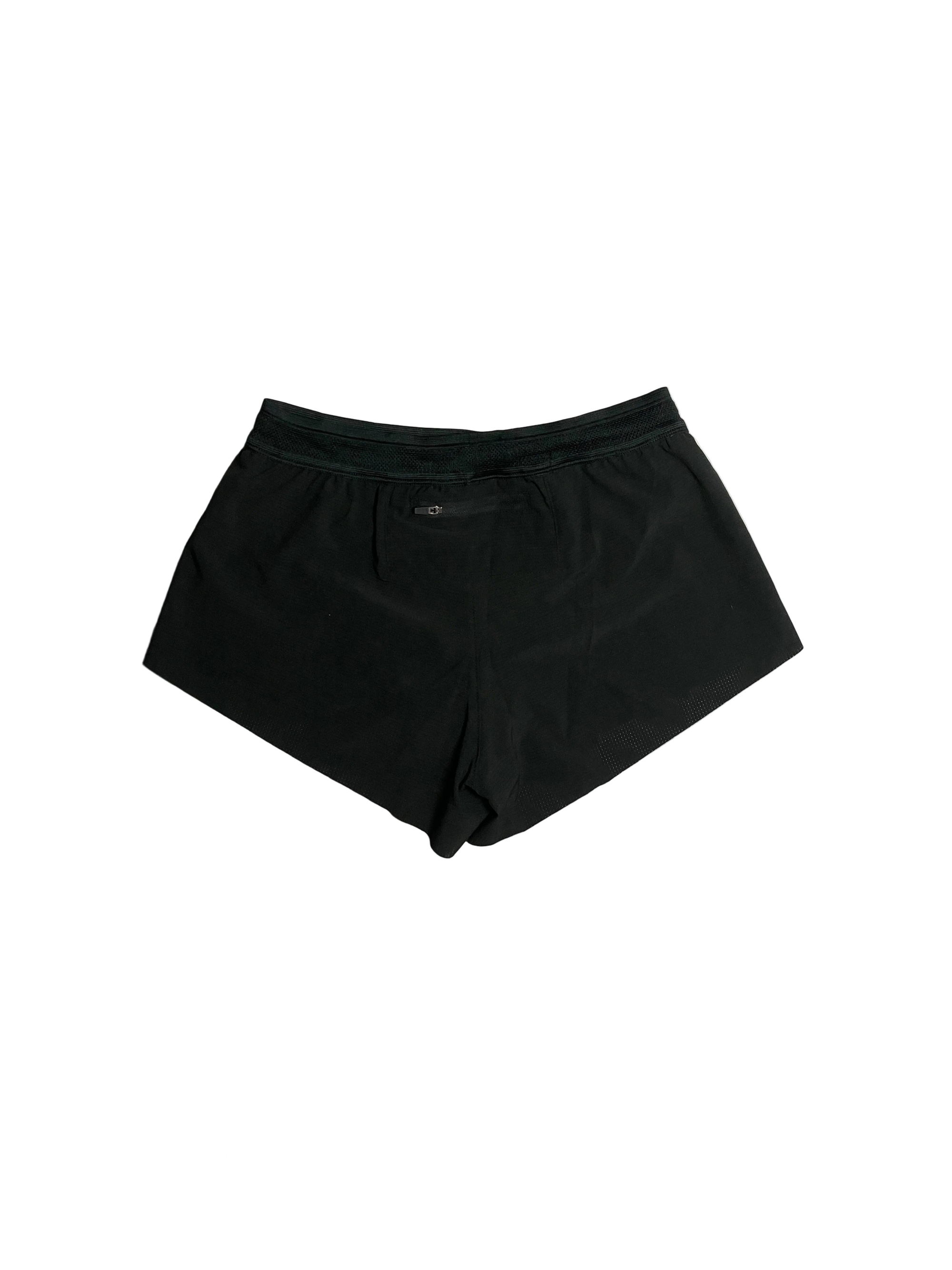 Woman’s running shorts light soft pockets storage marathon hyrox drawstring black 