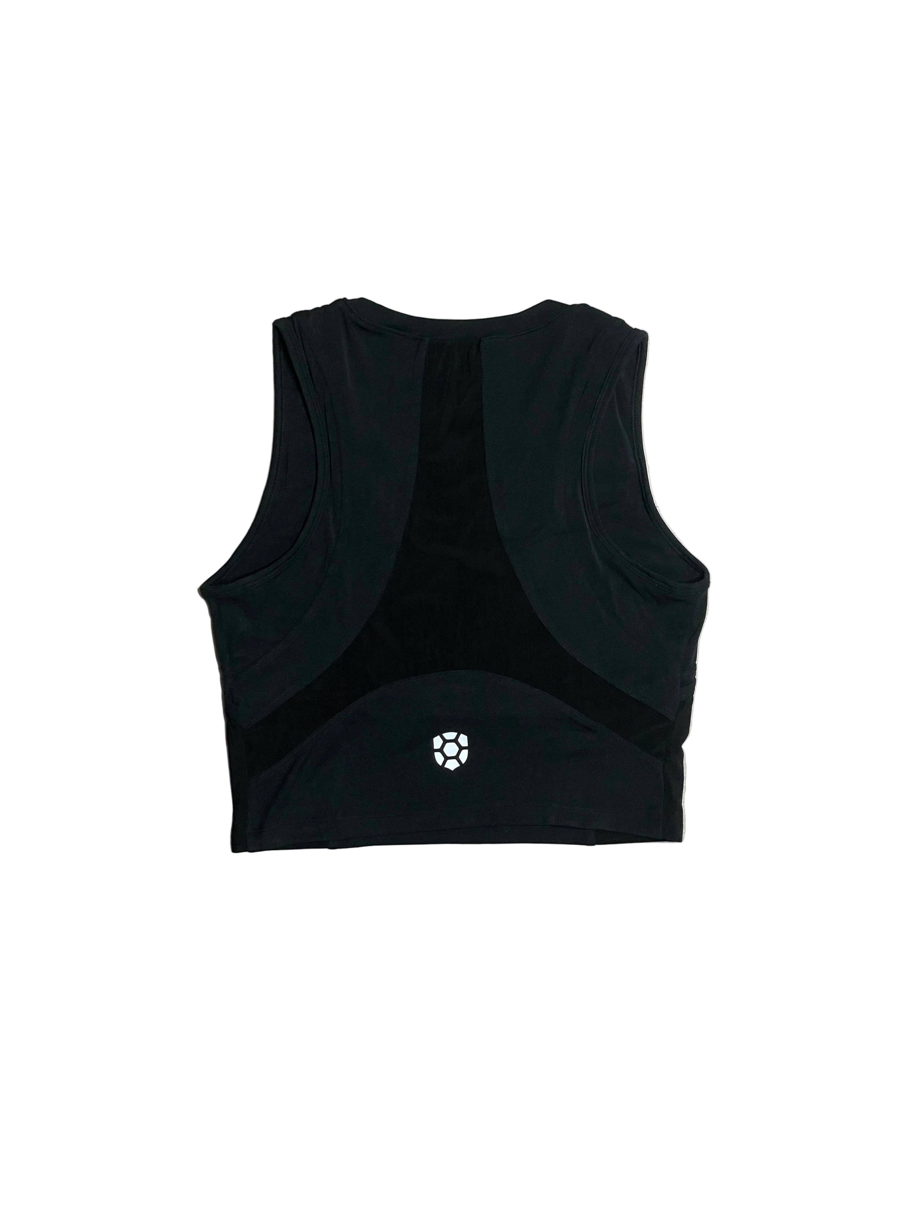Running crop top woman’s ladies gel pockets soft hyrox storage marathon run 