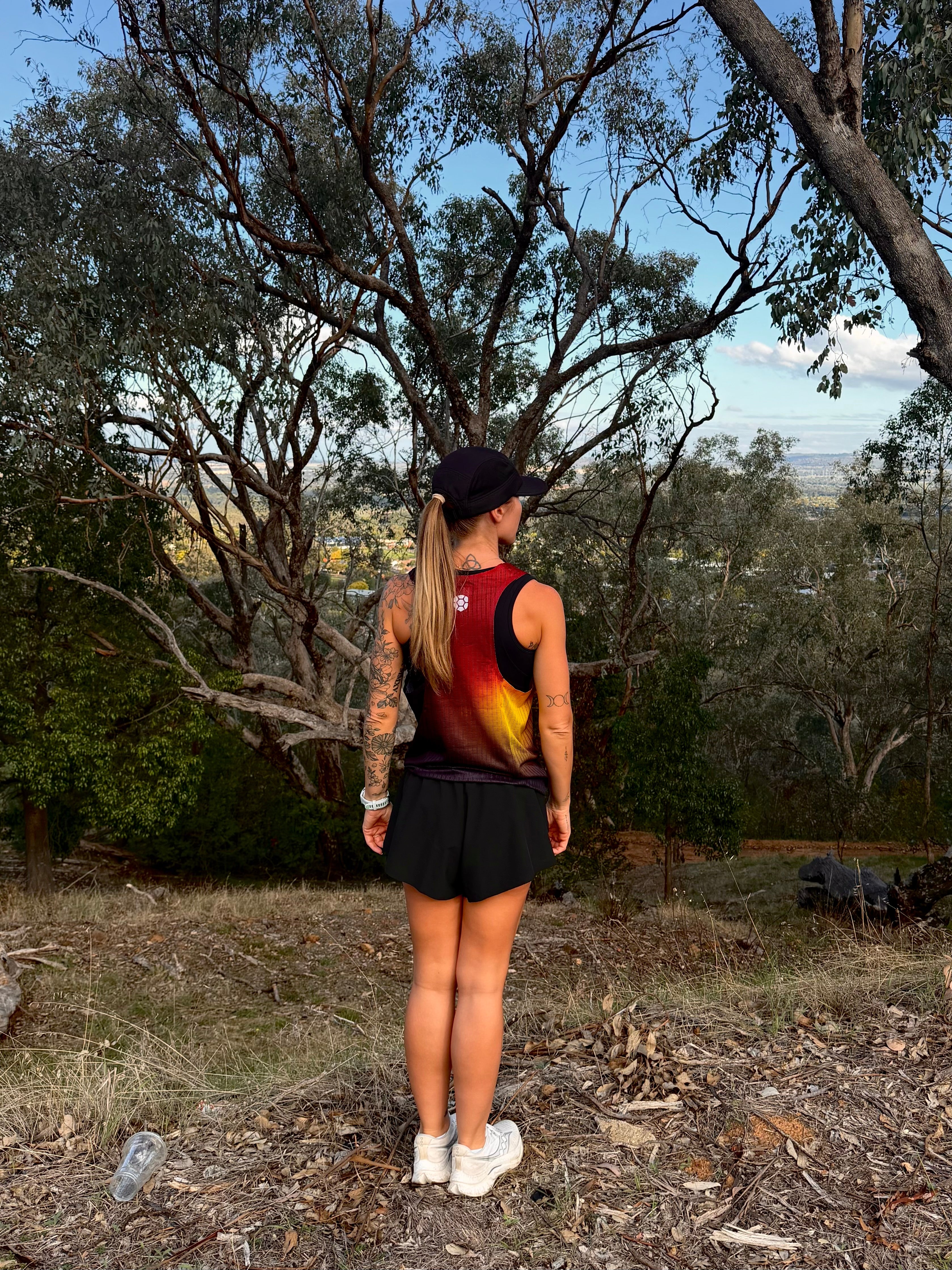 Carapace FloatStride Woman's Running Singlet - Crimson