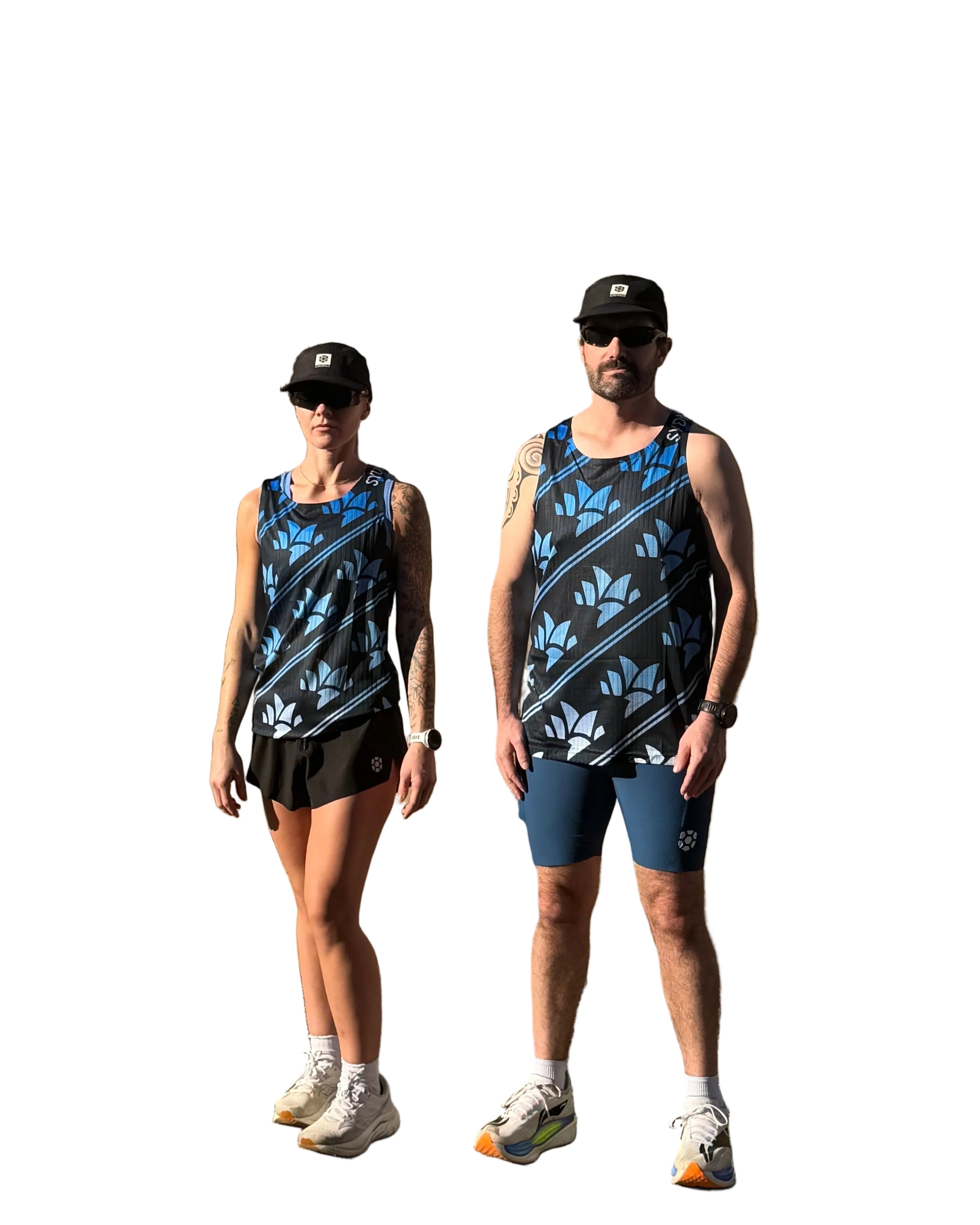Australian running brand lightweight breathable running singlet sustainable carapace sydney marathon